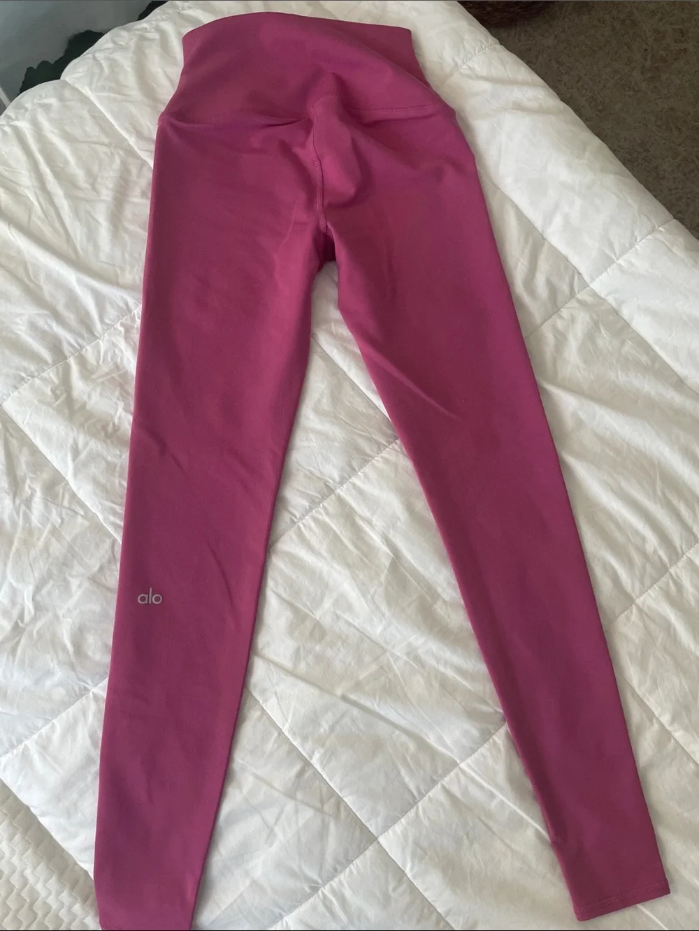 ALO Yoga Womens High-Rise Magenta Leggings